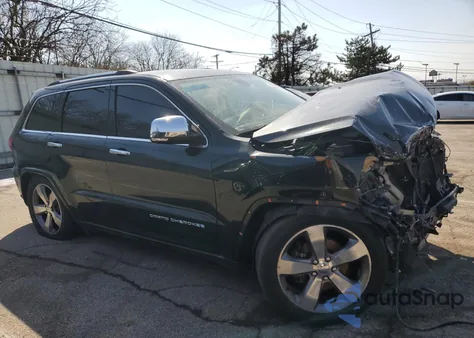 2014 Jeep Grand Cherokee Overland z USA, uszkodzony, nr VIN 1C4RJFCG1EC197055